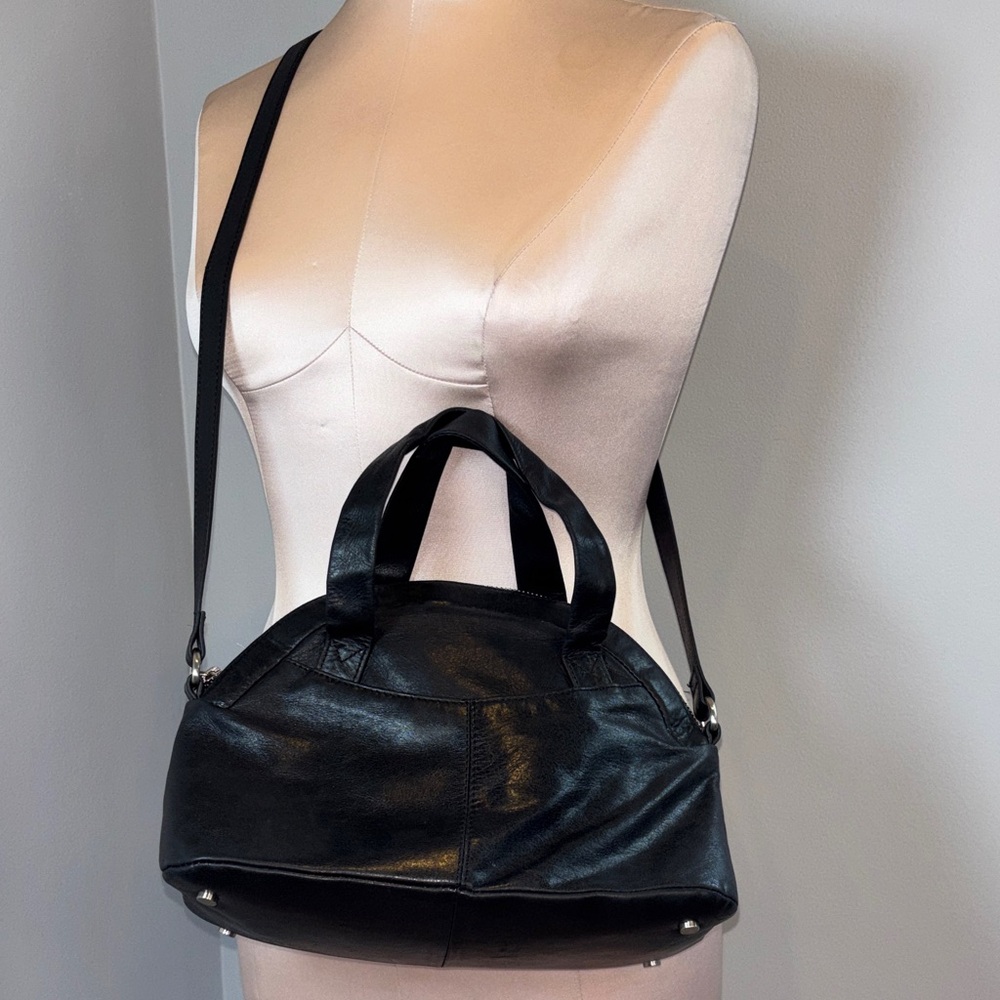 Hobo international Black Leather Shoulder Crossbody Bag